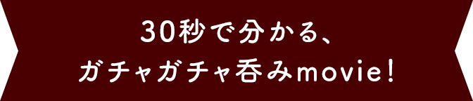 30秒で分かる、ガチャガチャ呑みmovie！