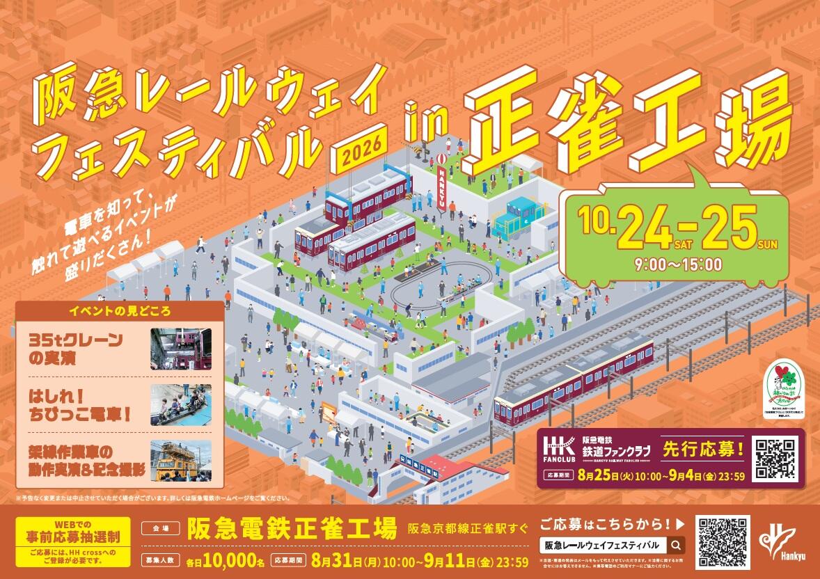 阪急レールウェイフェスティバル2026開催決定!
